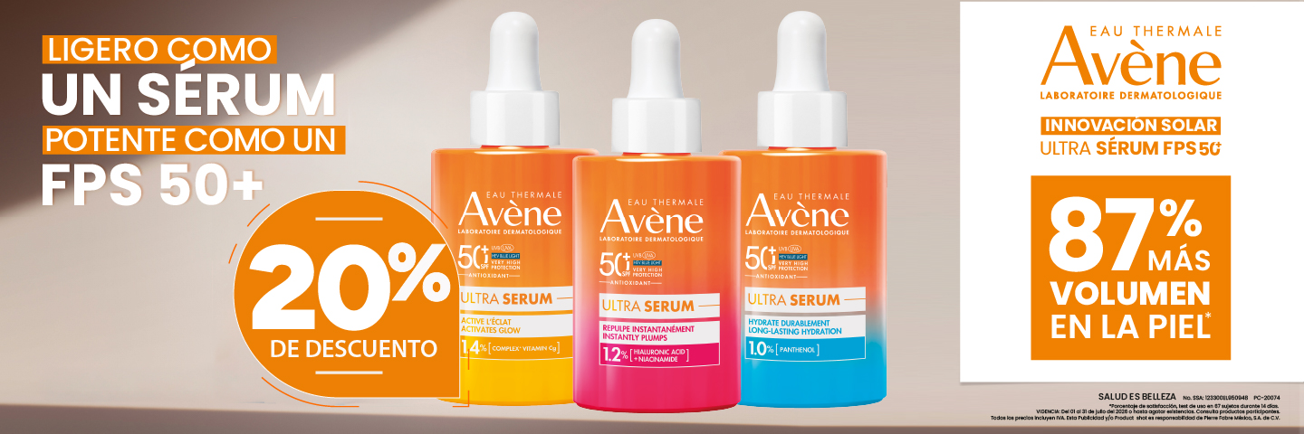 Avene Serums FPS Julio Dermalia Banner Home Esc
